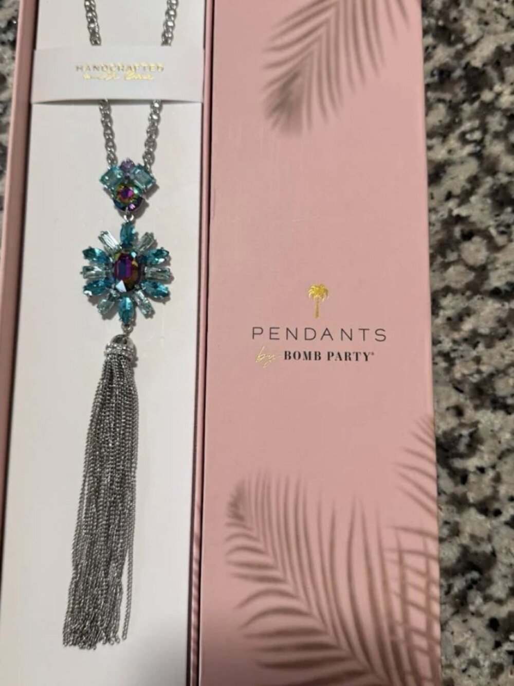 Necklace with Pendent and Fringe